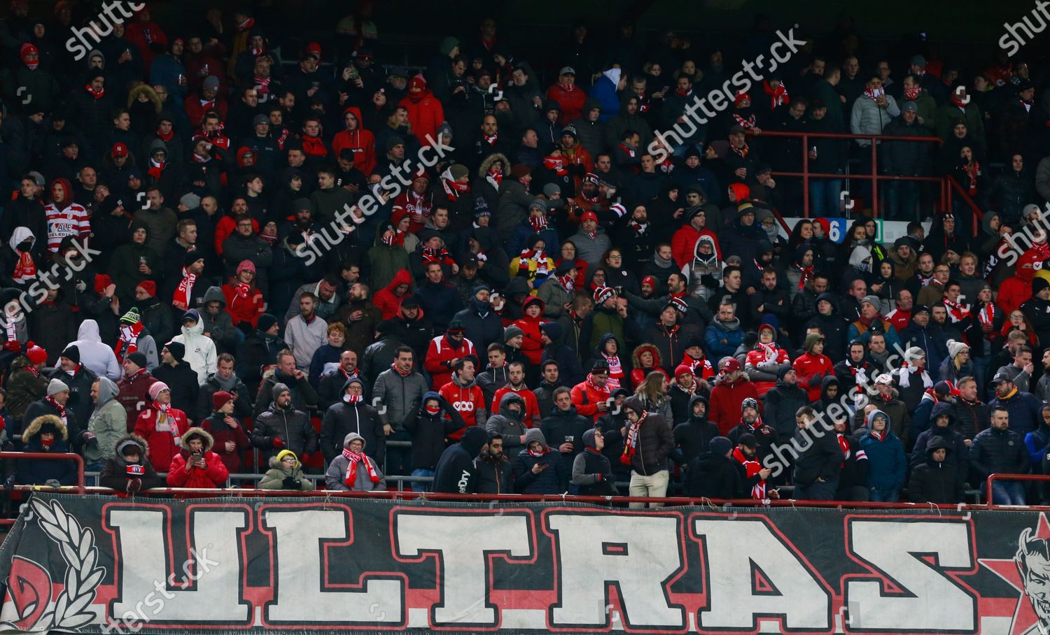 Liege Supporters Attend Uefa Europa League Group Editorial Stock Photo Stock Image Shutterstock