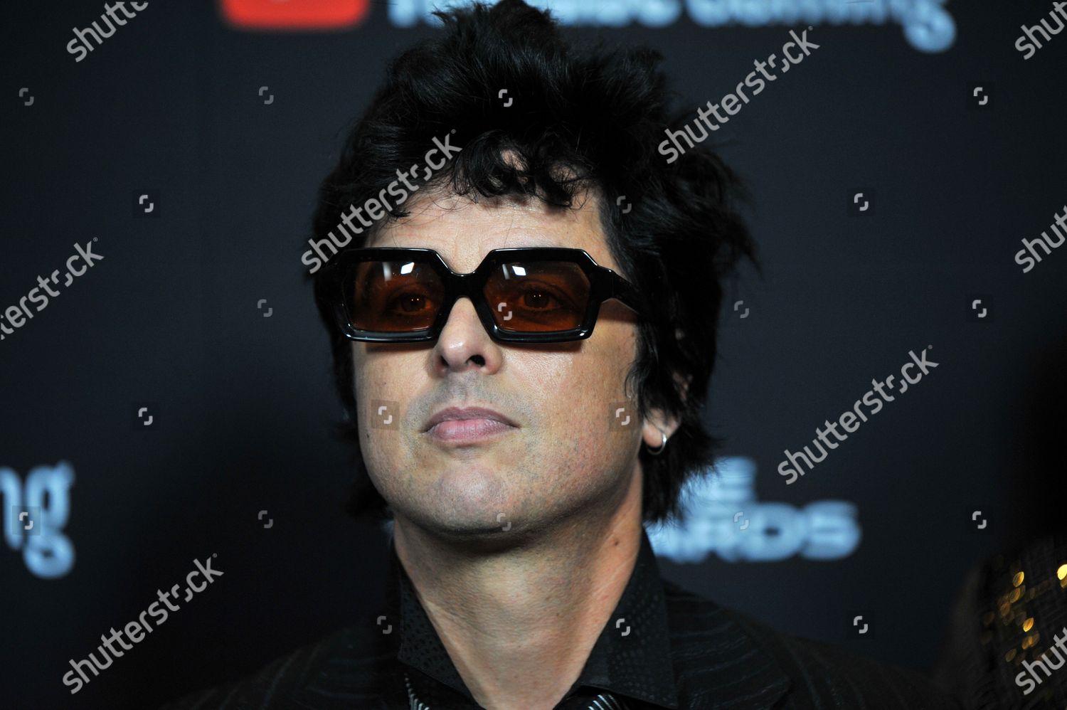 Greenday Band Member Billie Joe Armstrong Attends Editorial Stock