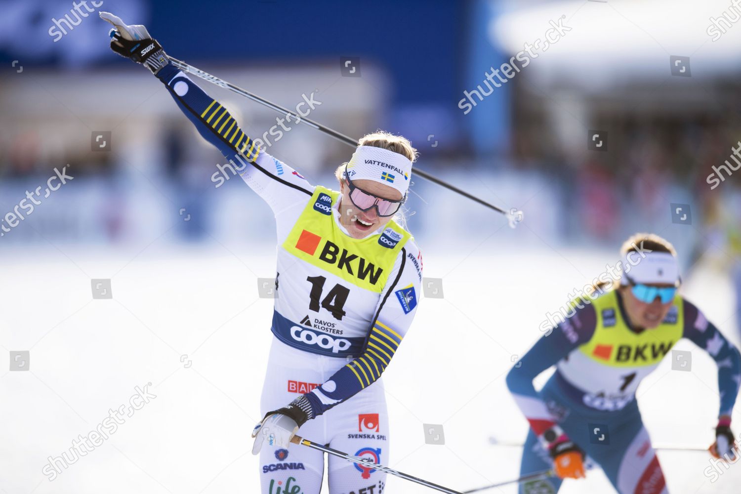 Linn Svahn L Sweden Celebrates After Winning Editorial Stock Photo Stock Image Shutterstock