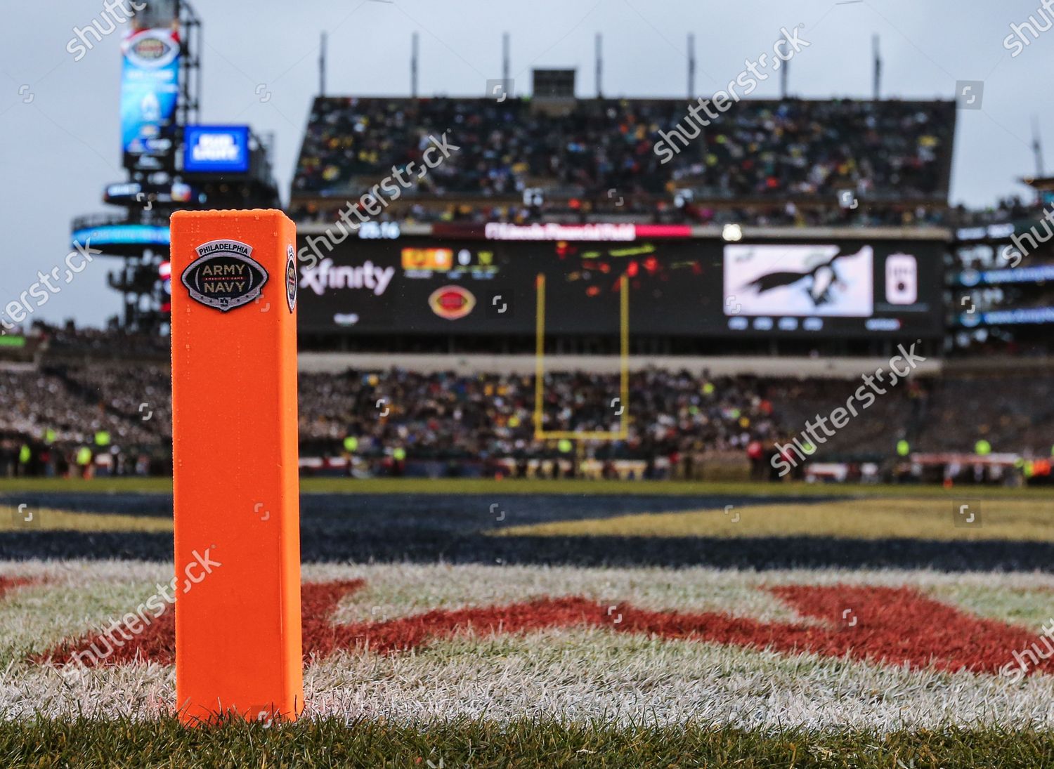 End Zone Marker During Ncaa Football Editorial Stock Photo Stock Image Shutterstock