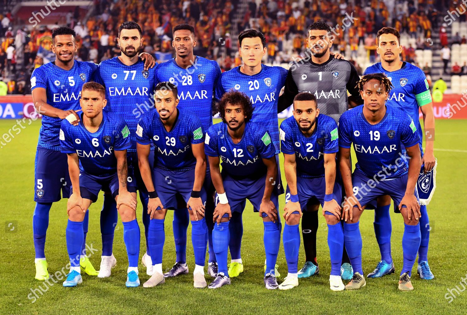 Al Hilal Fcs Players Pose Team Editorial Stock Photo - Stock Image ...