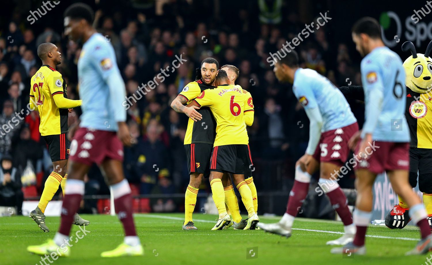 Troy Deeney Watford Celebrates Scoring Opening Editorial Stock Photo ...