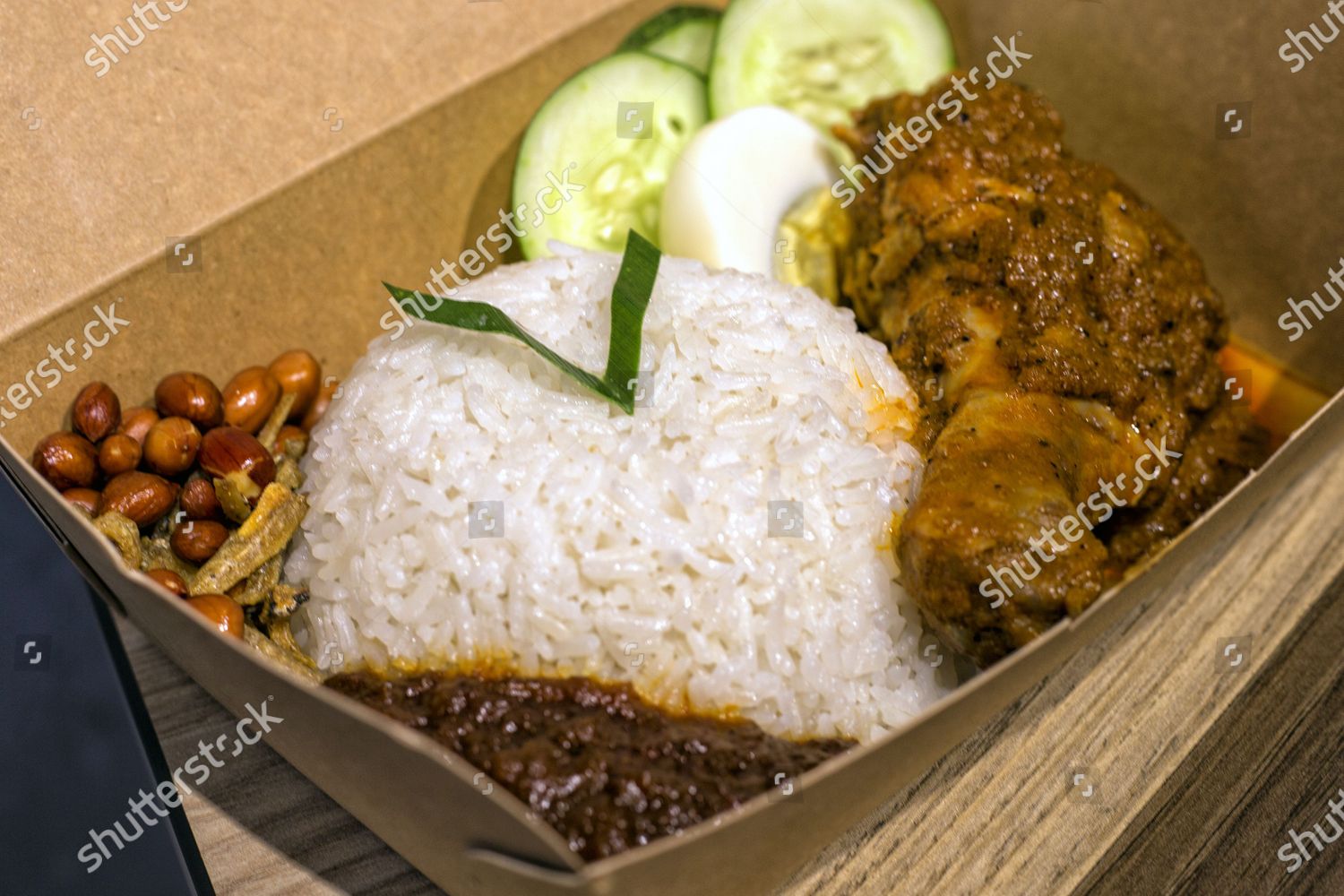 Pak Nasser Nasi Lemak Ayam Displayed Santan Editorial Stock Photo Stock Image Shutterstock