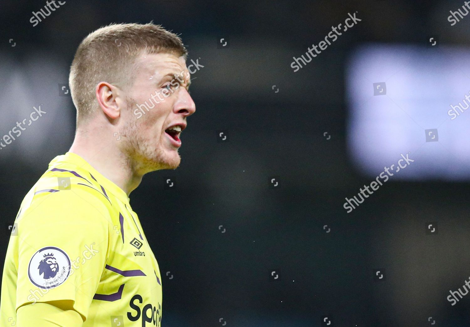 Everton Goalkeeper Jordan Pickford Editorial Stock Photo - Stock Image ...