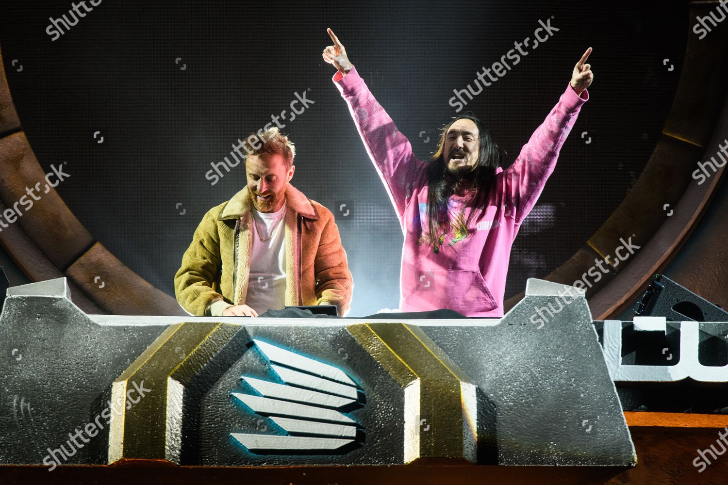 David Guetta Steve Aoki During Mdl Beast のエディトリアルストック写真 ストック画像 Shutterstock