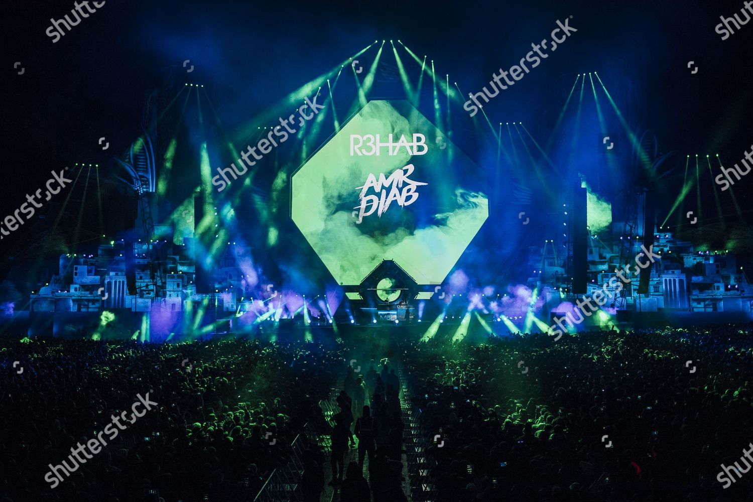 R3hab Amr Diab During Mdl Beast Three のエディトリアルストック写真 ストック画像 Shutterstock