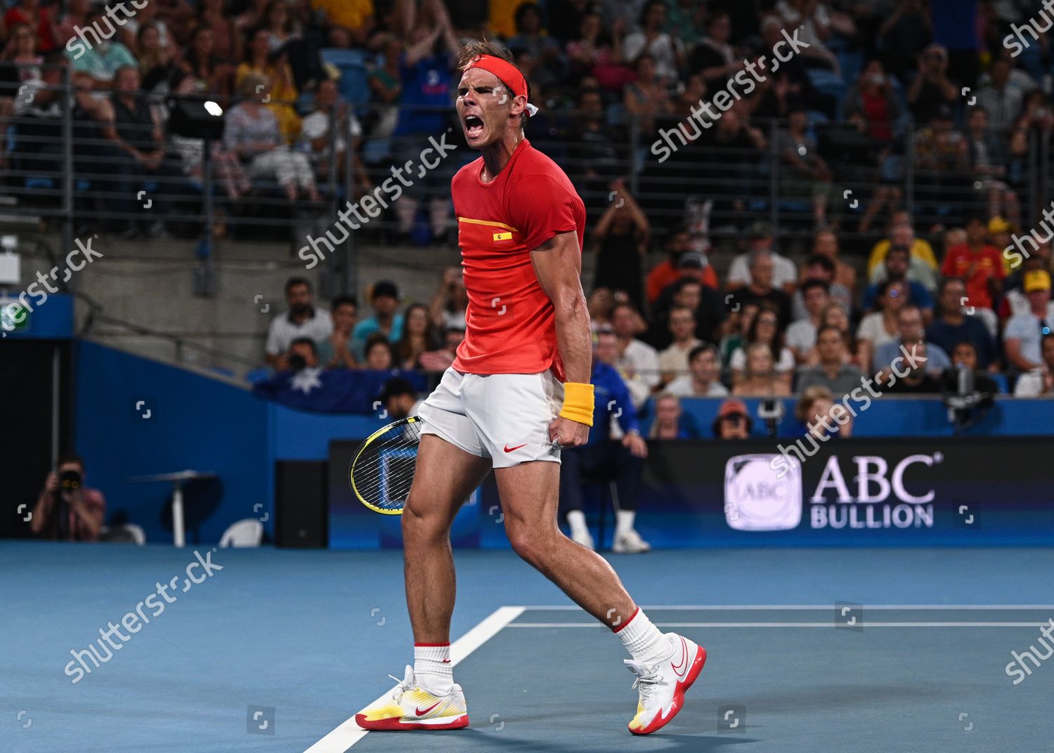 Rafael Nadal Team Spain Celebrates Victory Editorial Stock Photo ...