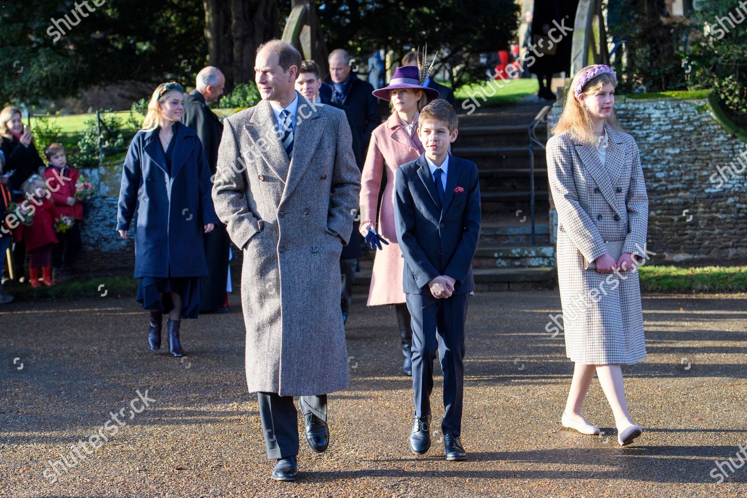 Prince Edward James Viscount Severn Lady Editorial Stock Photo Stock