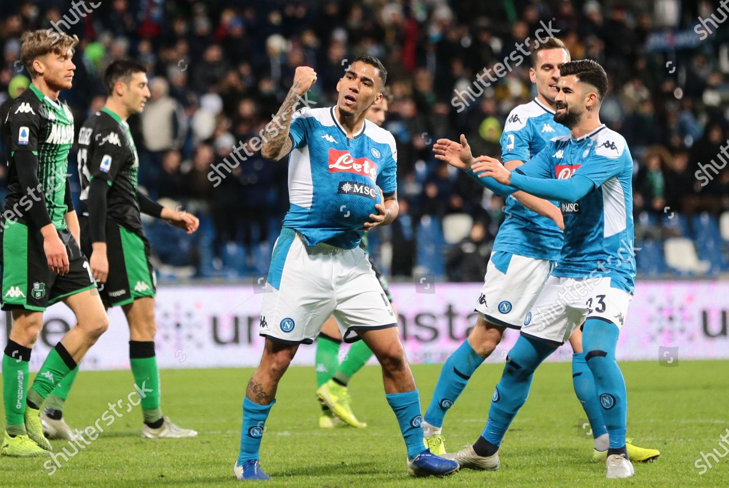 Napolis Marques Allan C jubilates after scoring Editorial ...