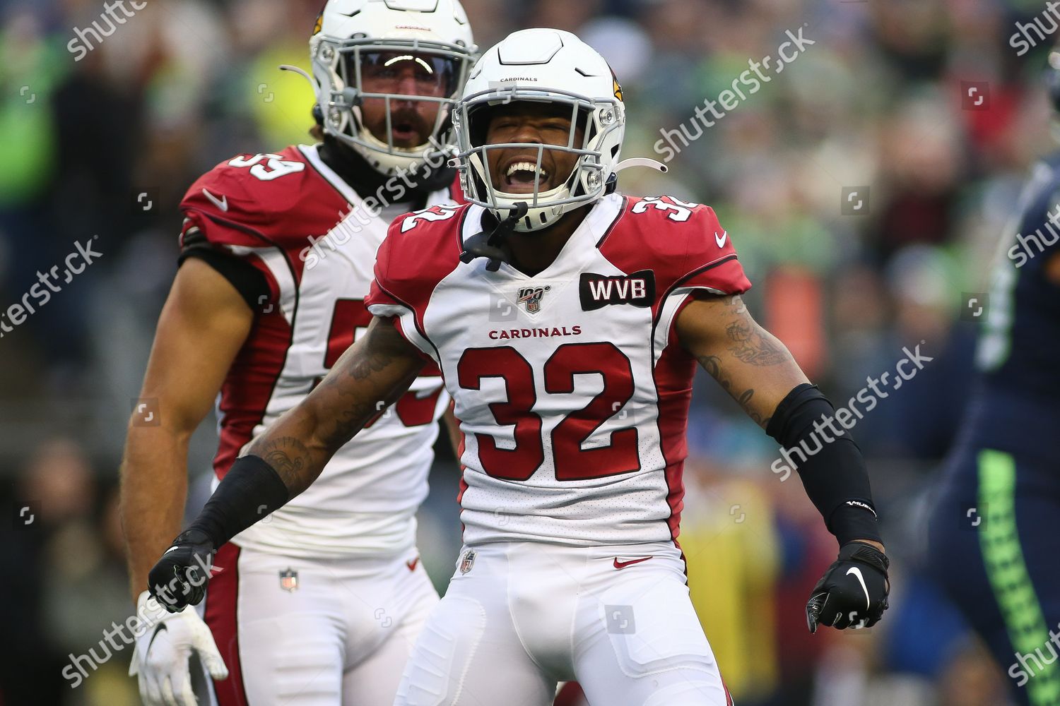 Seattle, USA. Seattle, WA, USA. 21st Nov, 2021. Arizona Cardinals safety  Budda Baker (3) looks for his defensive assignment during a game between  the Arizona Cardinals and Seattle Seahawks at Lumen Field