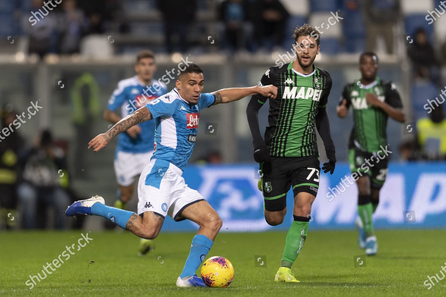 Allan Marques Loureiro Napoli Manuel Locatelli Sassuolo Editorial Stock Photo Stock Image Shutterstock