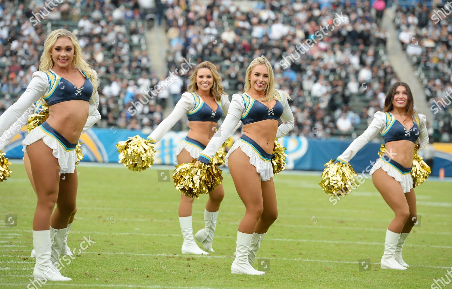 Los Angeles Raiders Cheerleaders Editorial Stock Image - Image of