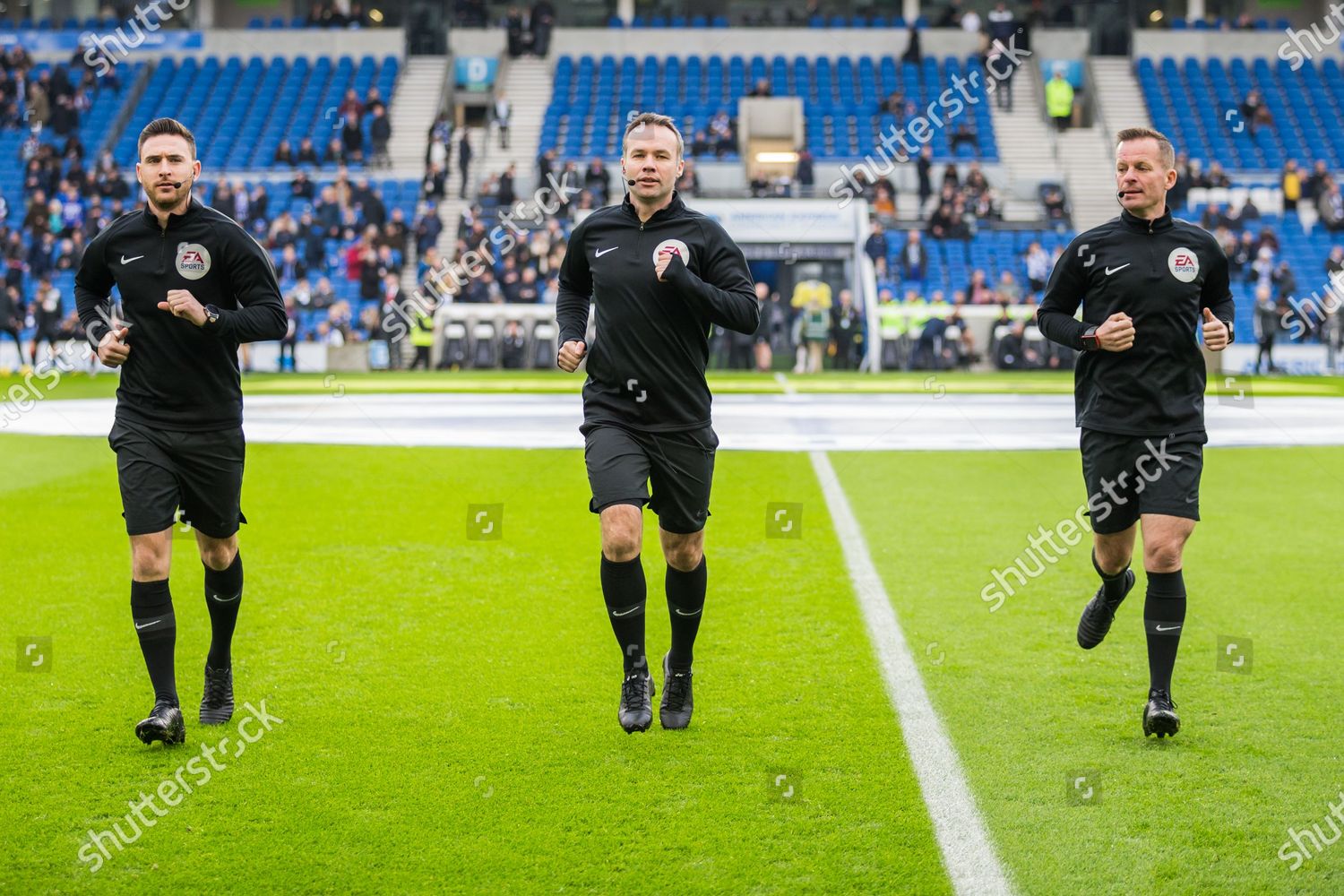 Dan Cook Assistant Referee Paul Tierney Editorial Stock Photo - Stock ...