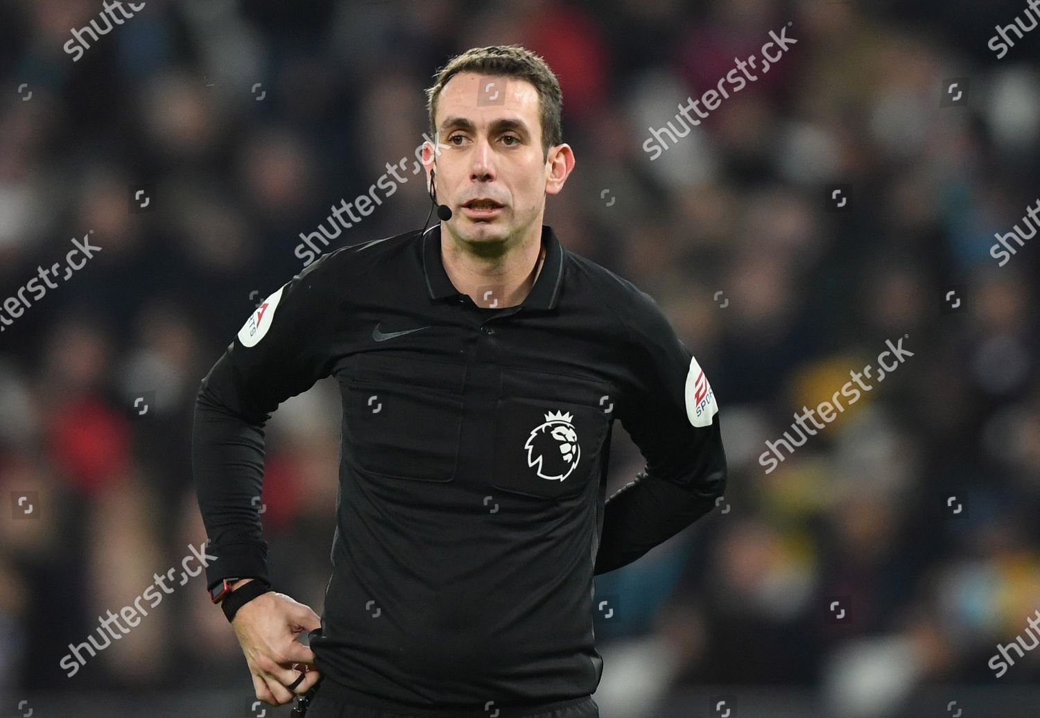 Referee David Coote During English Premier Editorial Stock Photo 