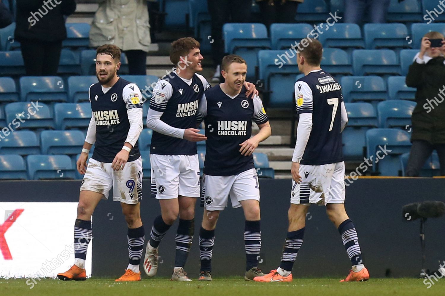 Connor Mahoney Millwall Left Celebrates Scoring Editorial Stock Photo ...