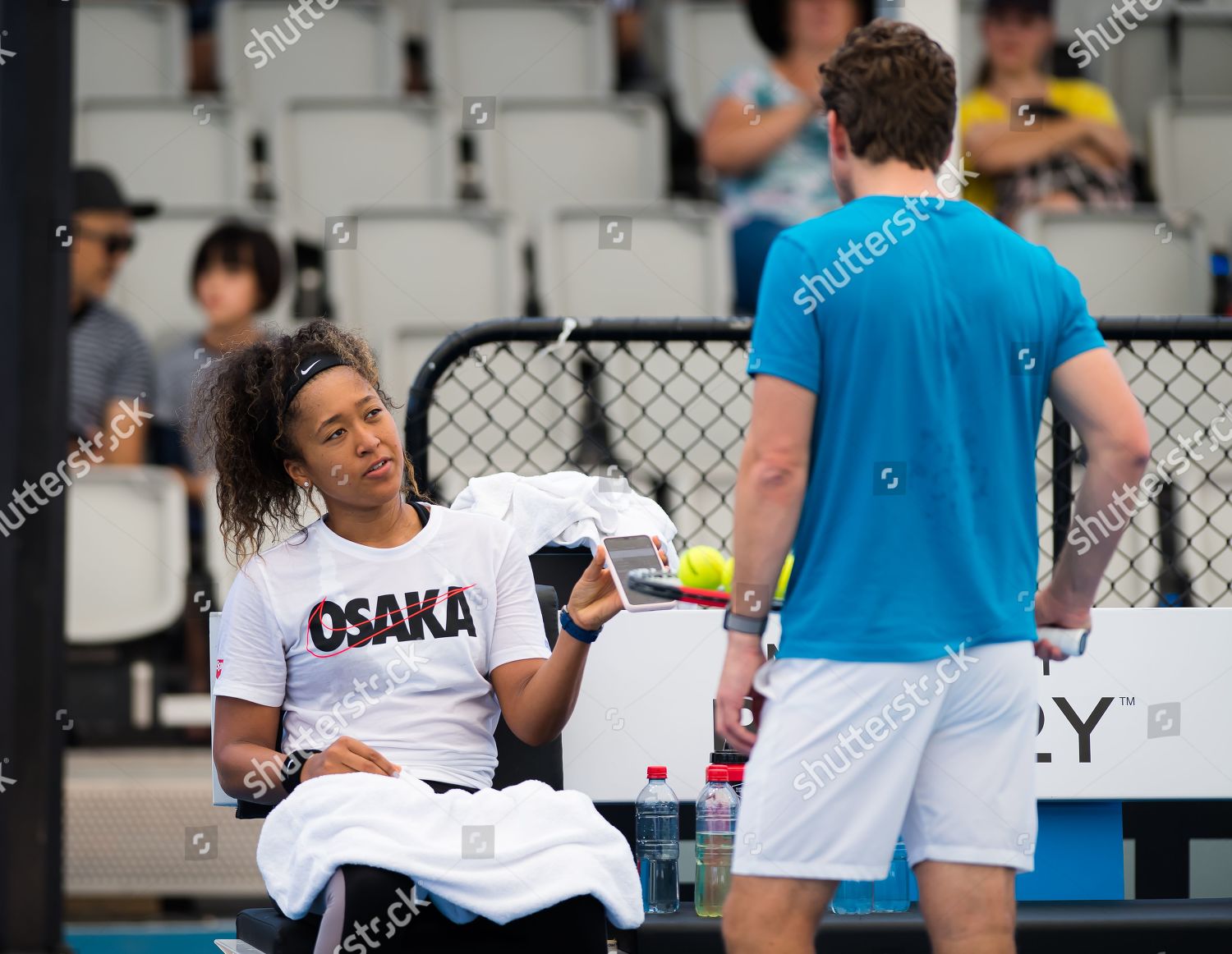 Naomi Osaka Japan Coach Wim Fissette Editorial Stock Photo - Stock ...