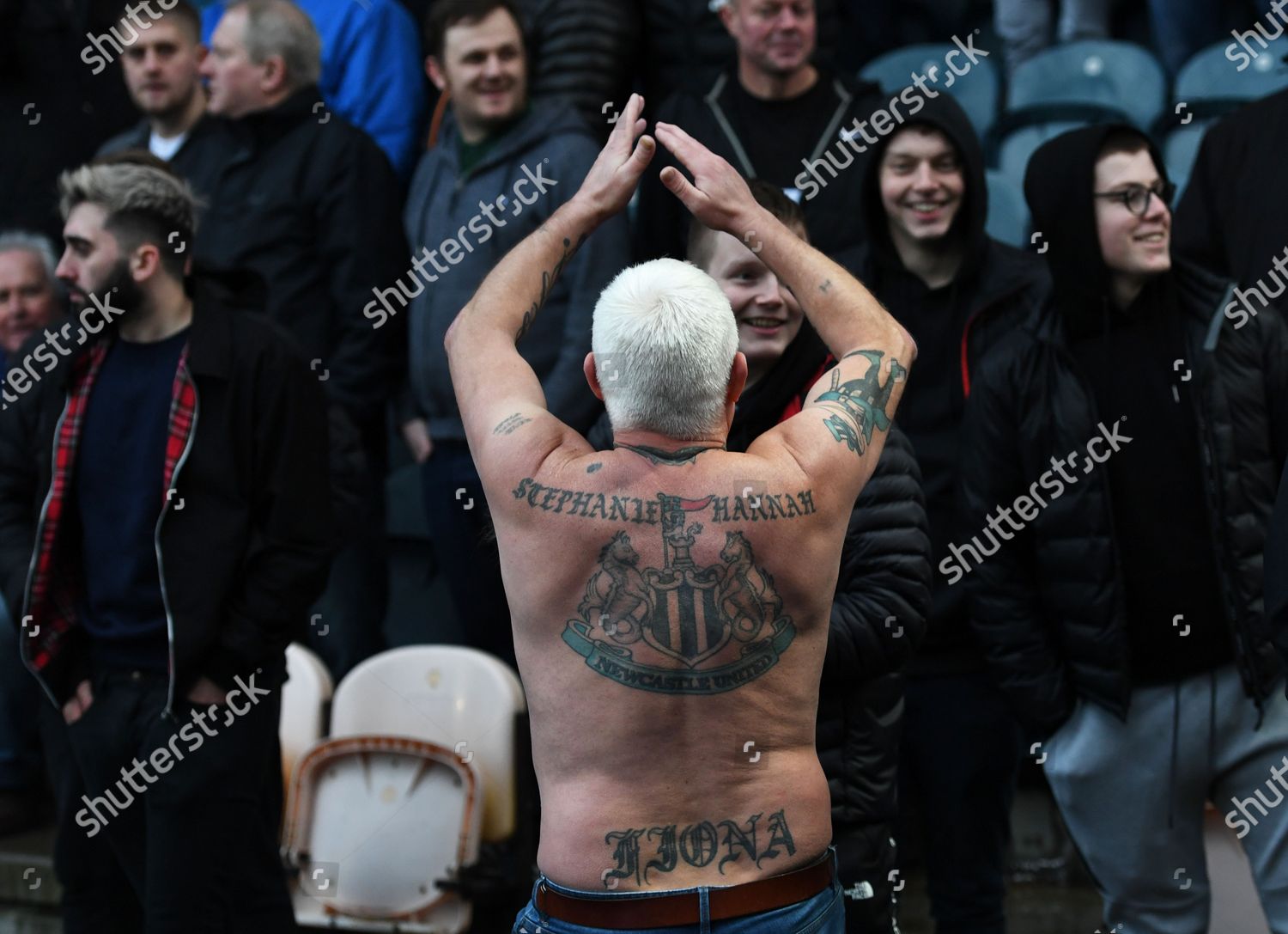 Newcastle United Fan Tattoo Emblem On Editorial Stock Photo - Stock Image |  Shutterstock
