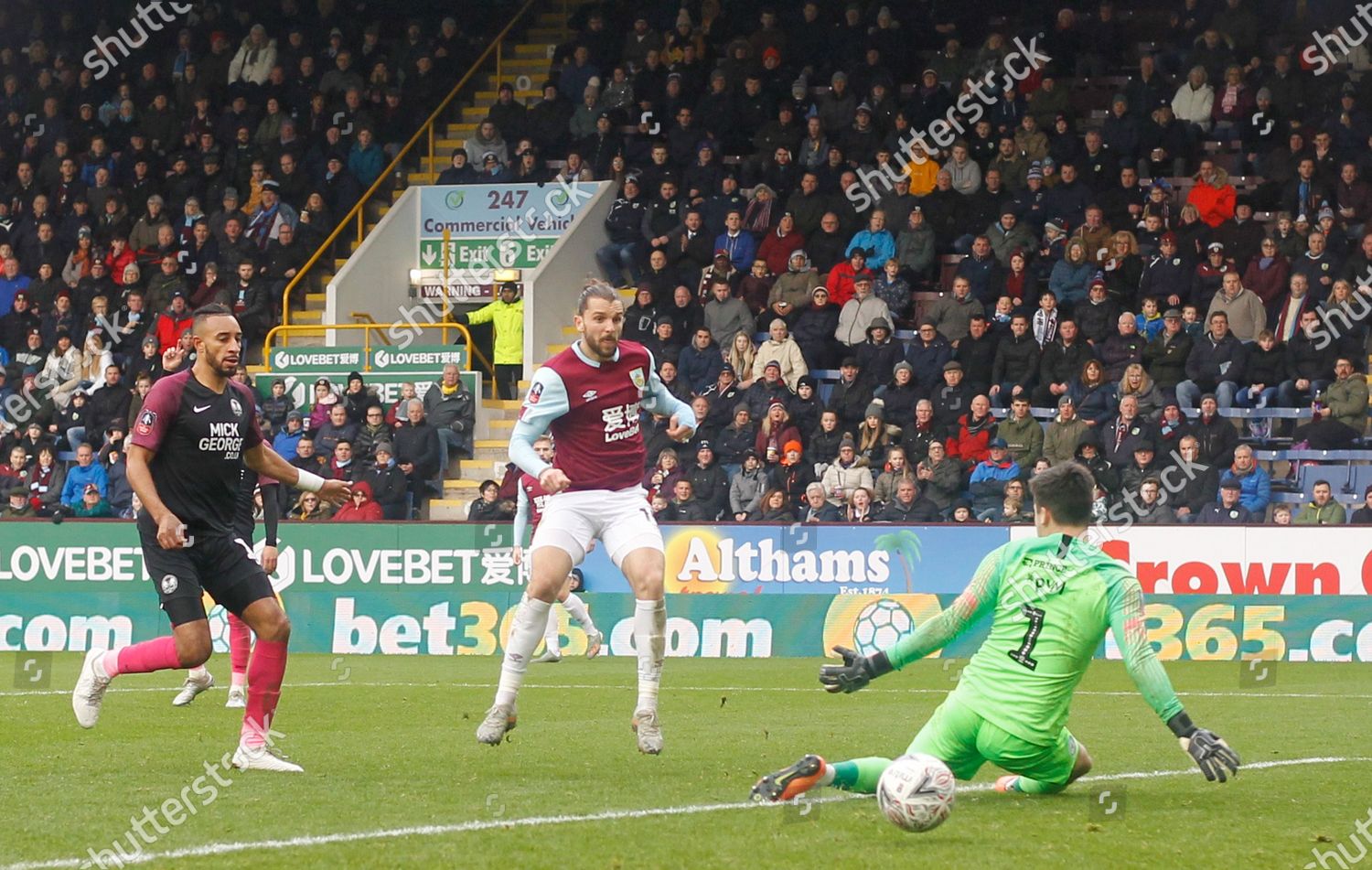 Jay Rodriguez Burnley Shoots Score His Editorial Stock Photo - Stock ...