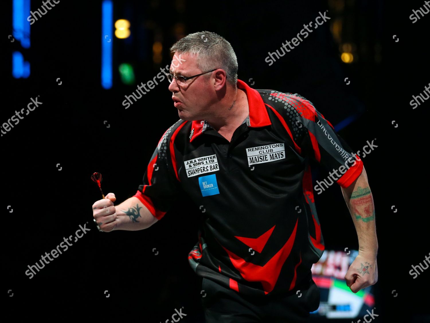 Simon Stainton During Bdo World Professional Editorial Stock Photo ...