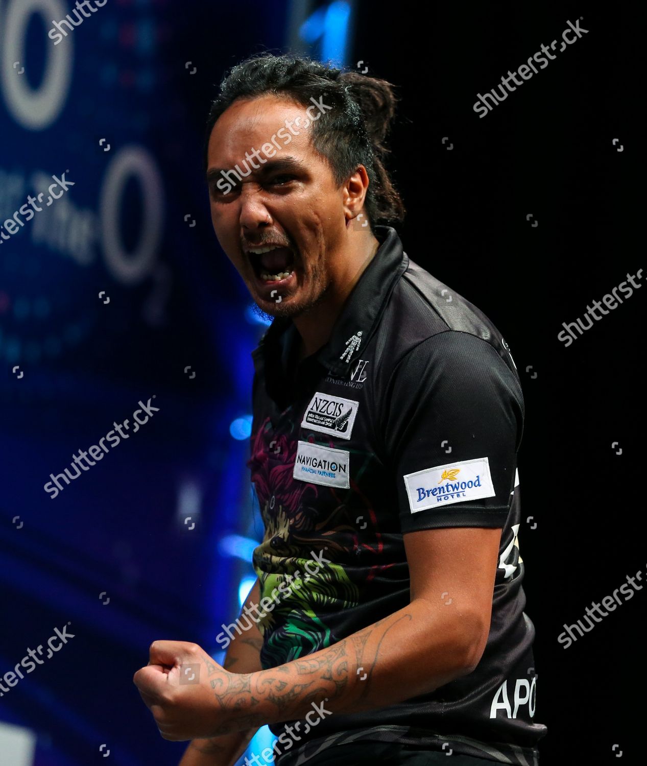 Darren Herewini During Bdo World Professional Editorial Stock Photo ...