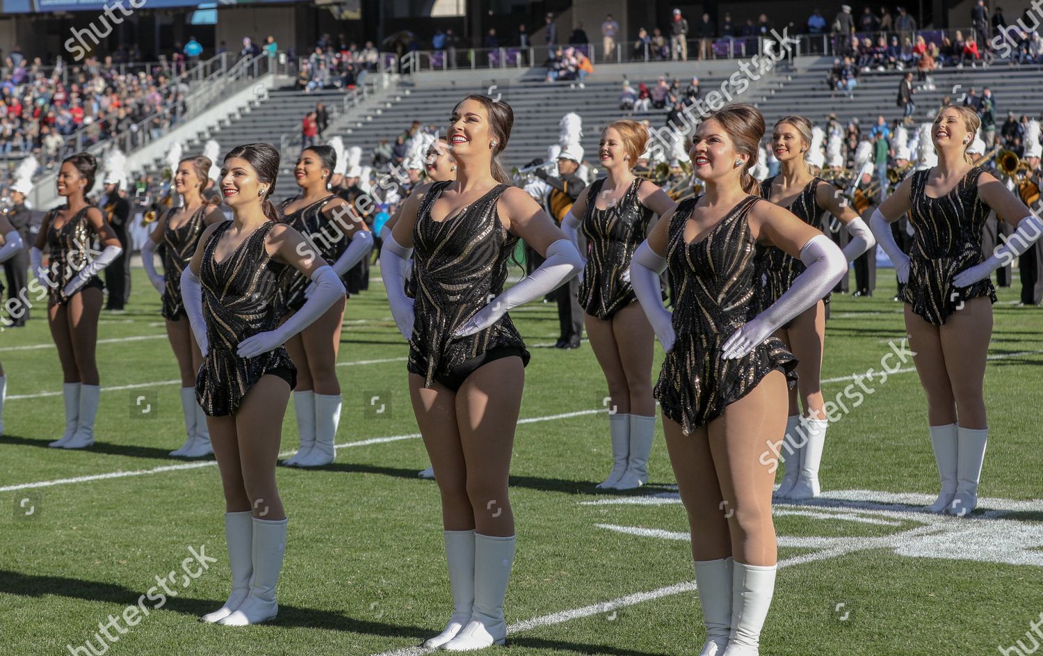 Southern Miss Dixie Darlings Drill Team Editorial Stock Photo - Stock