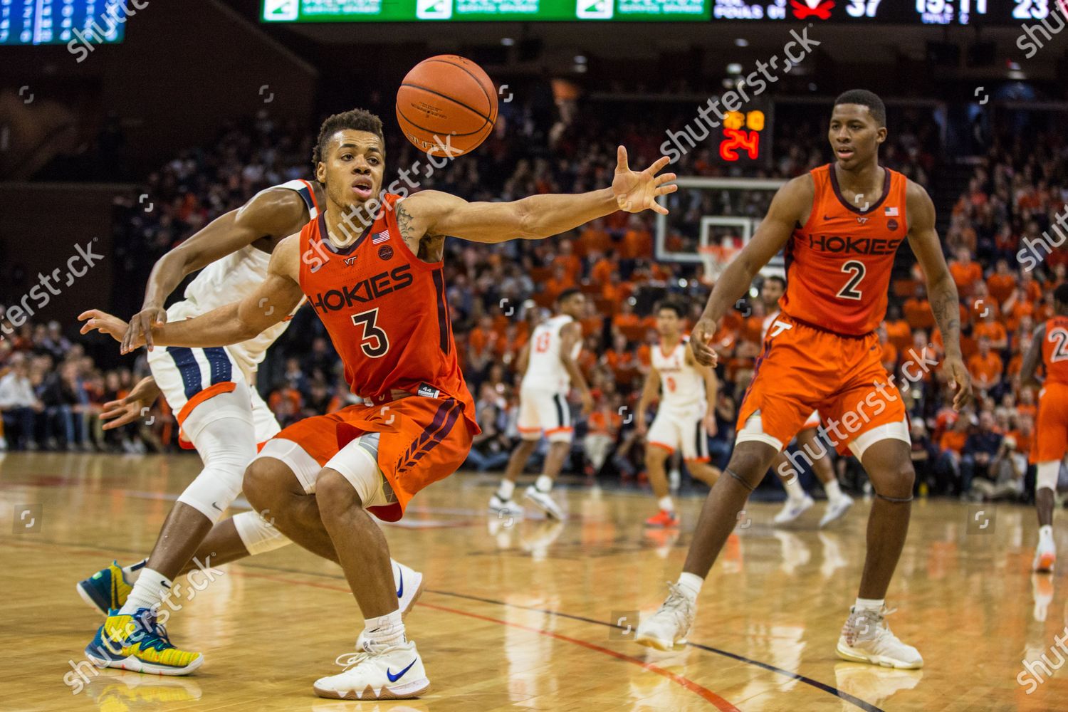 Virginia Tech Hokies Guard Wabissa Bede Editorial Stock Photo Stock