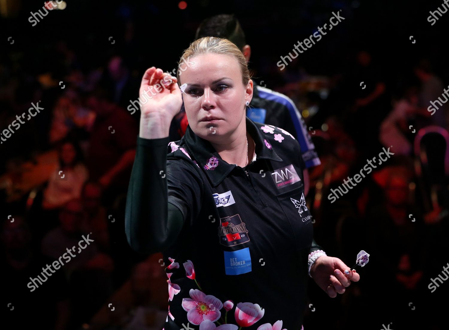 Anastasia Dobromyslova During Bdo World Professional Editorial Stock