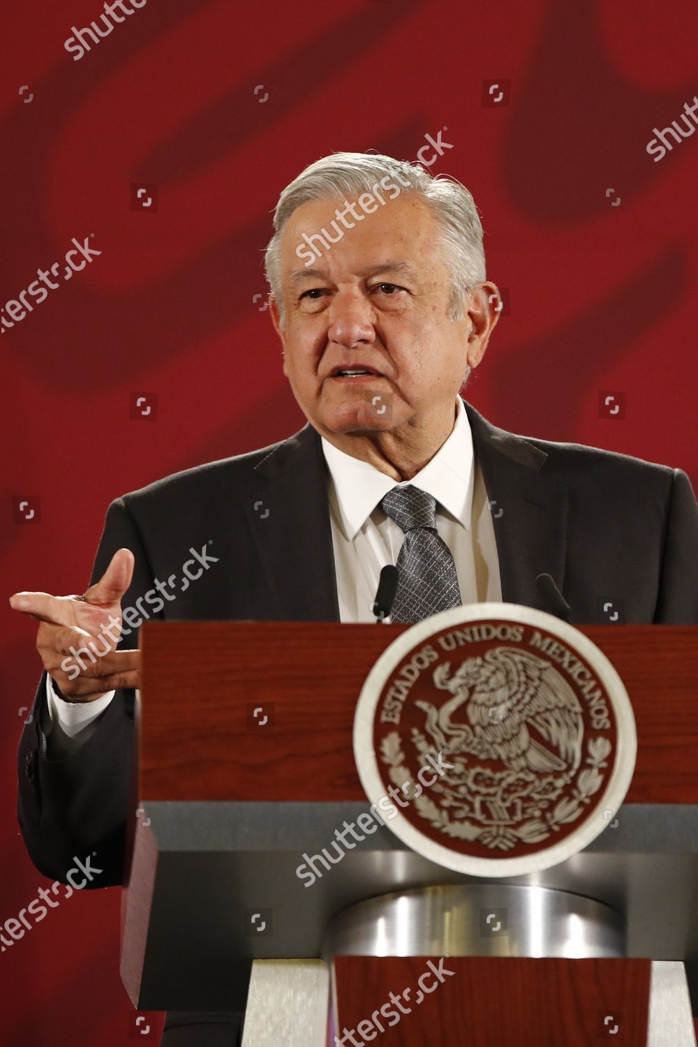 President Mexico Andres Manuel Lopez Obrador Editorial Stock Photo