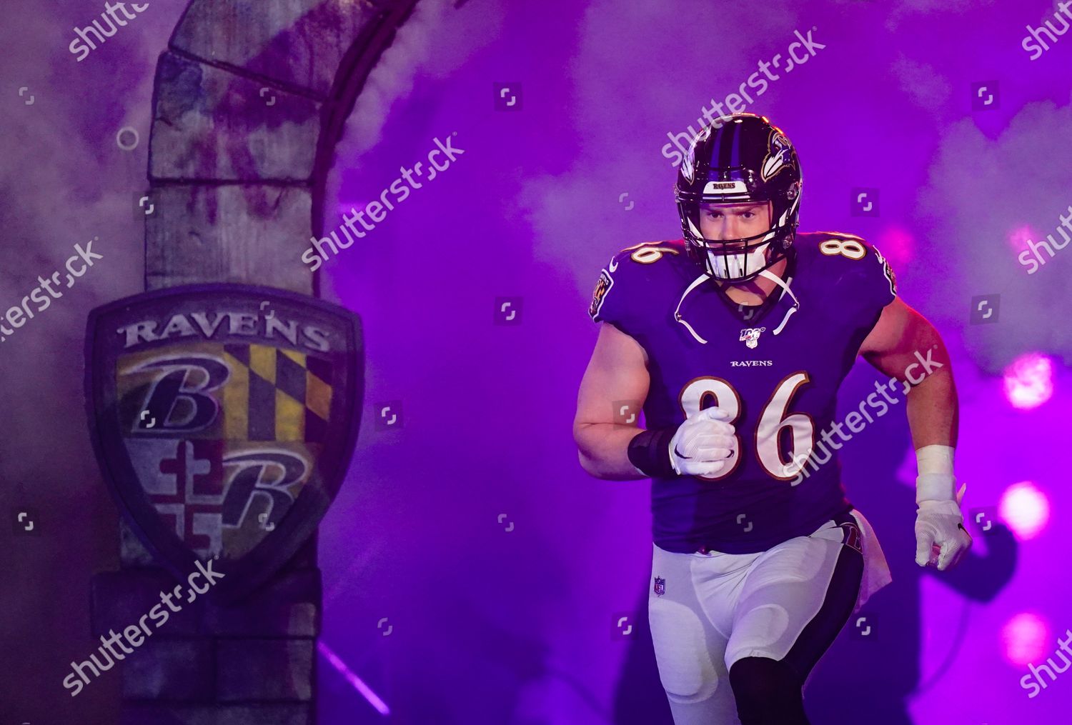 Nick Boyle Tight End Baltimore Ravens 86 Editorial Stock Photo