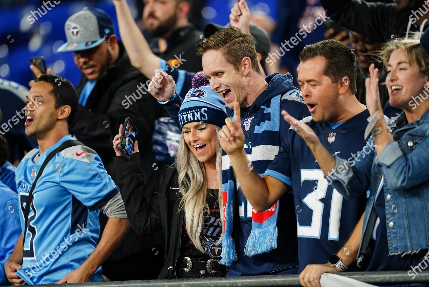 Tennessee Titans Fans Celebrate After Game Editorial Stock Photo - Stock  Image