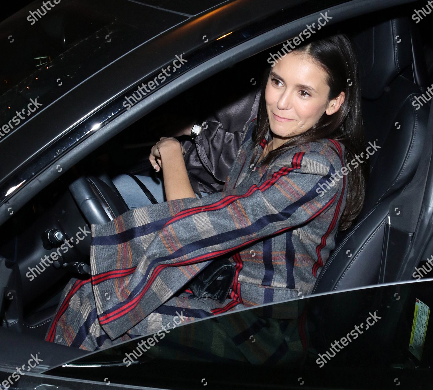 Nina Dobrev Craigs Restaurant Editorial Stock Photo - Stock Image