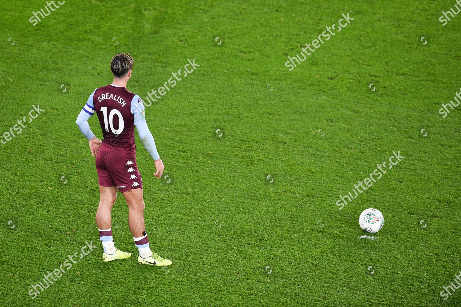 Jack Grealish Aston Villa Takes Free Kick Editorial Stock Photo Stock Image Shutterstock