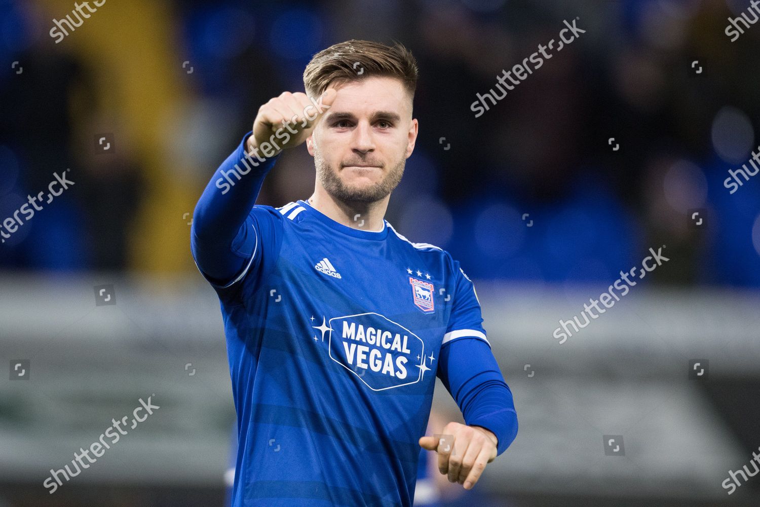 Luke Garbutt Ipswich Town Gives Thumbs Editorial Stock Photo - Stock ...