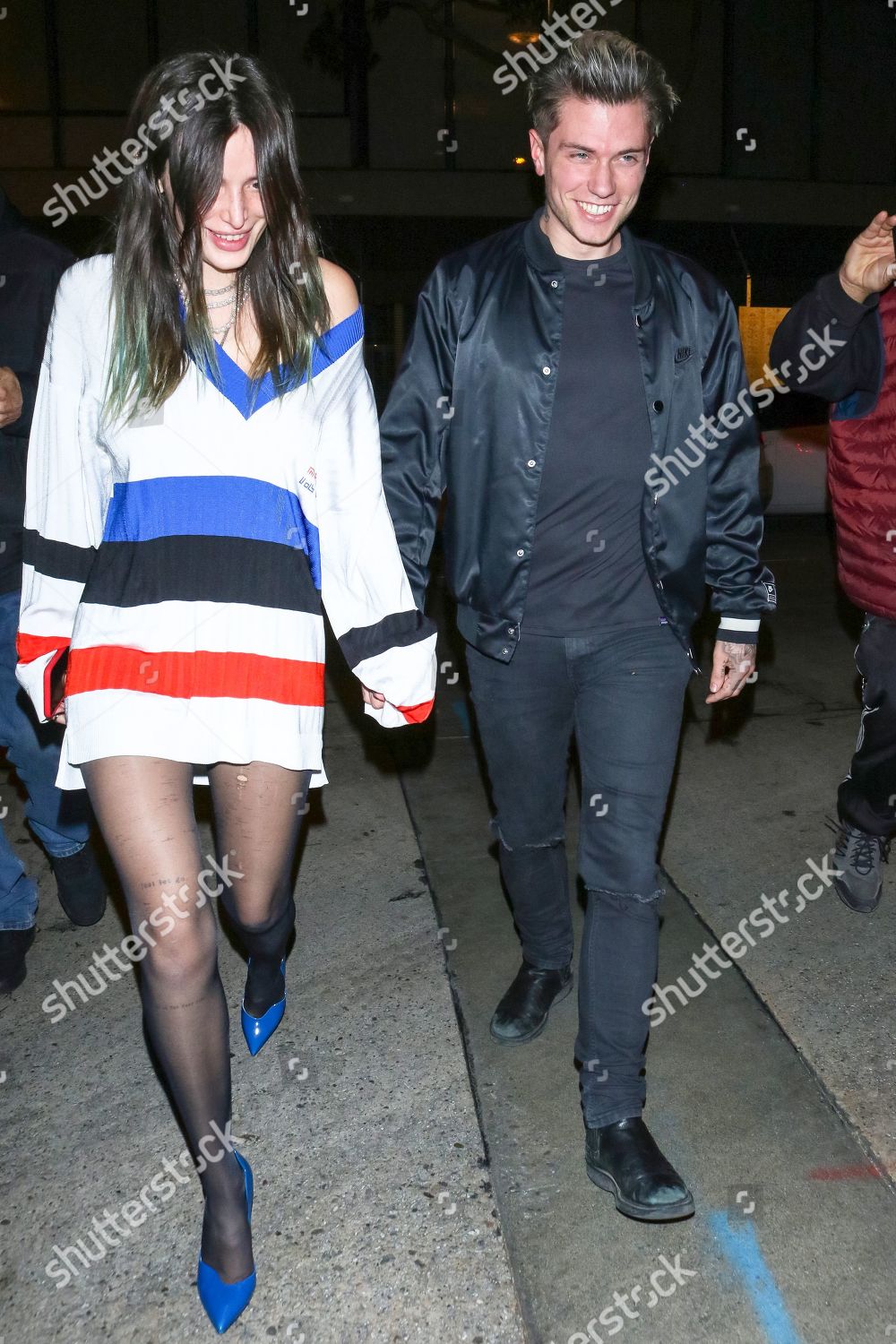 Bella Thorne Benjamin Mascolo Outside Craigs Editorial Stock Photo