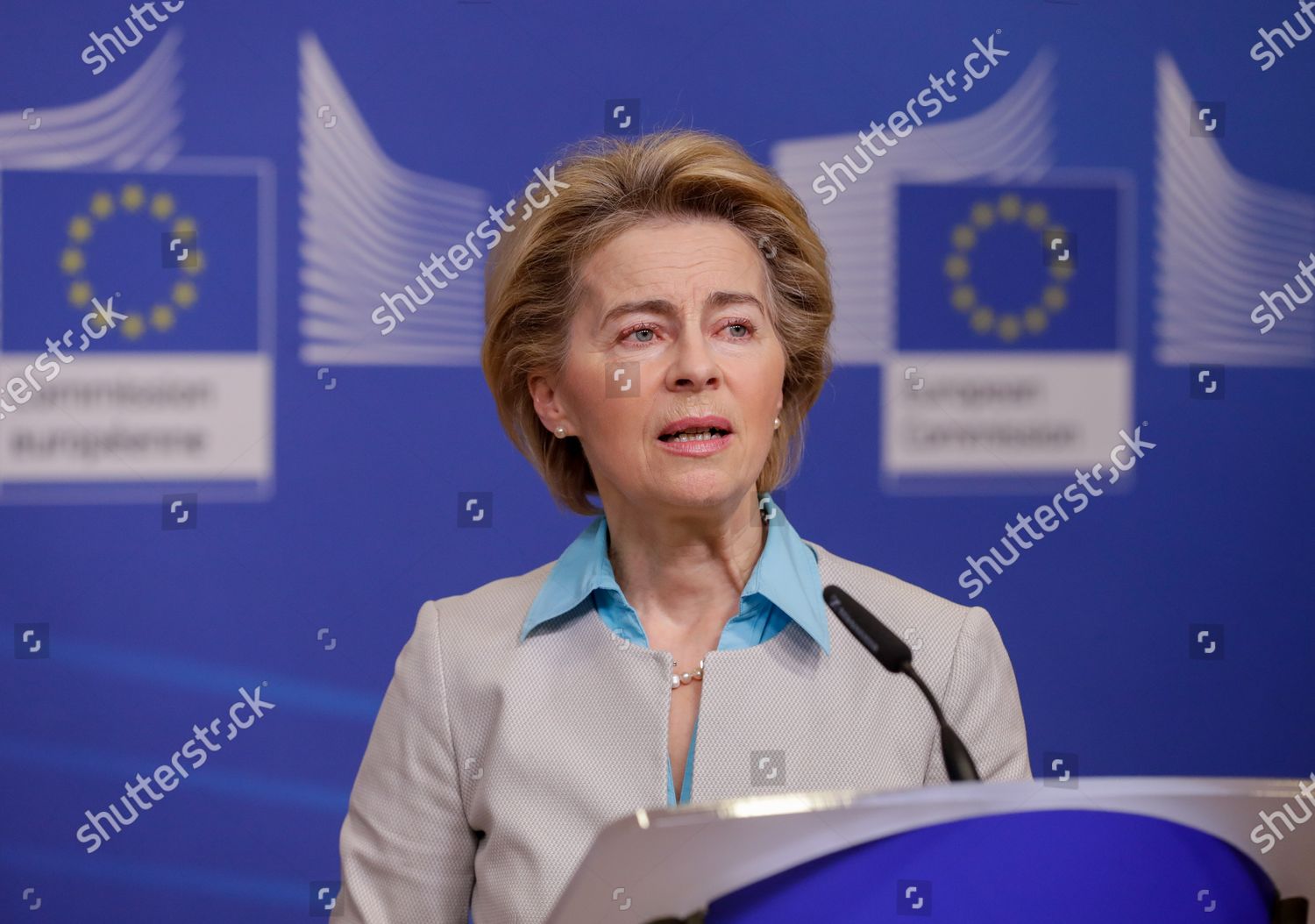 European Commission President Ursula Von Der Editorial Stock Photo ...