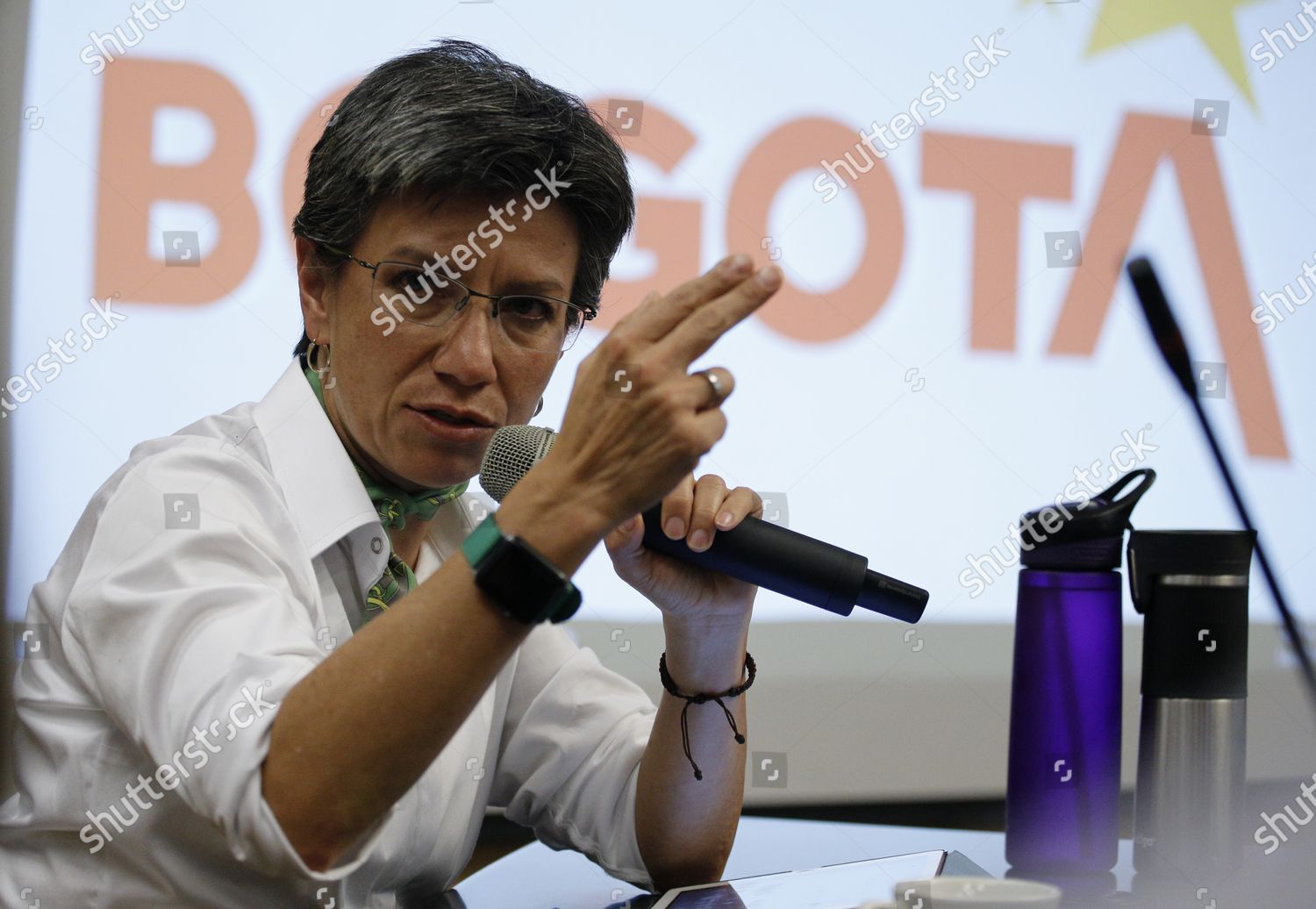 Mayor Bogota Claudia Lopez Offers Press Conference Editorial Stock Photo Stock Image Shutterstock