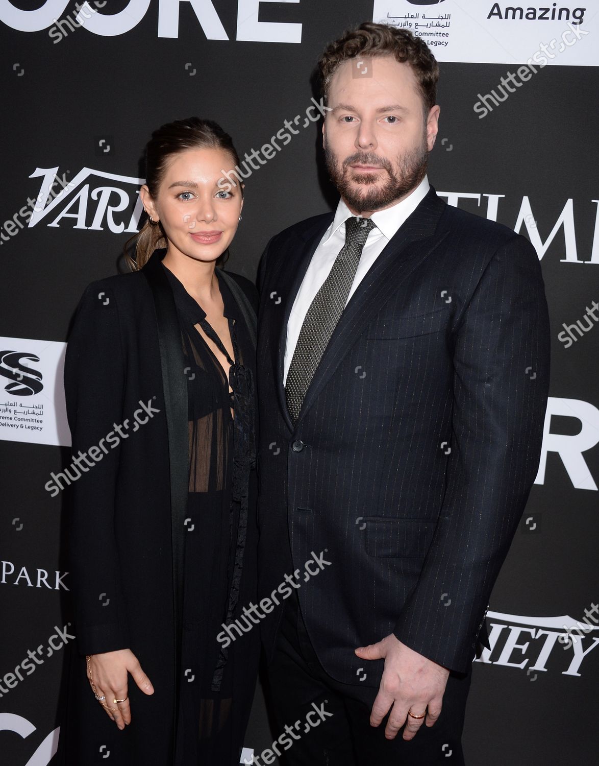Sean Parker Wife Alexandra Lenas Editorial Stock Photo - Stock Image