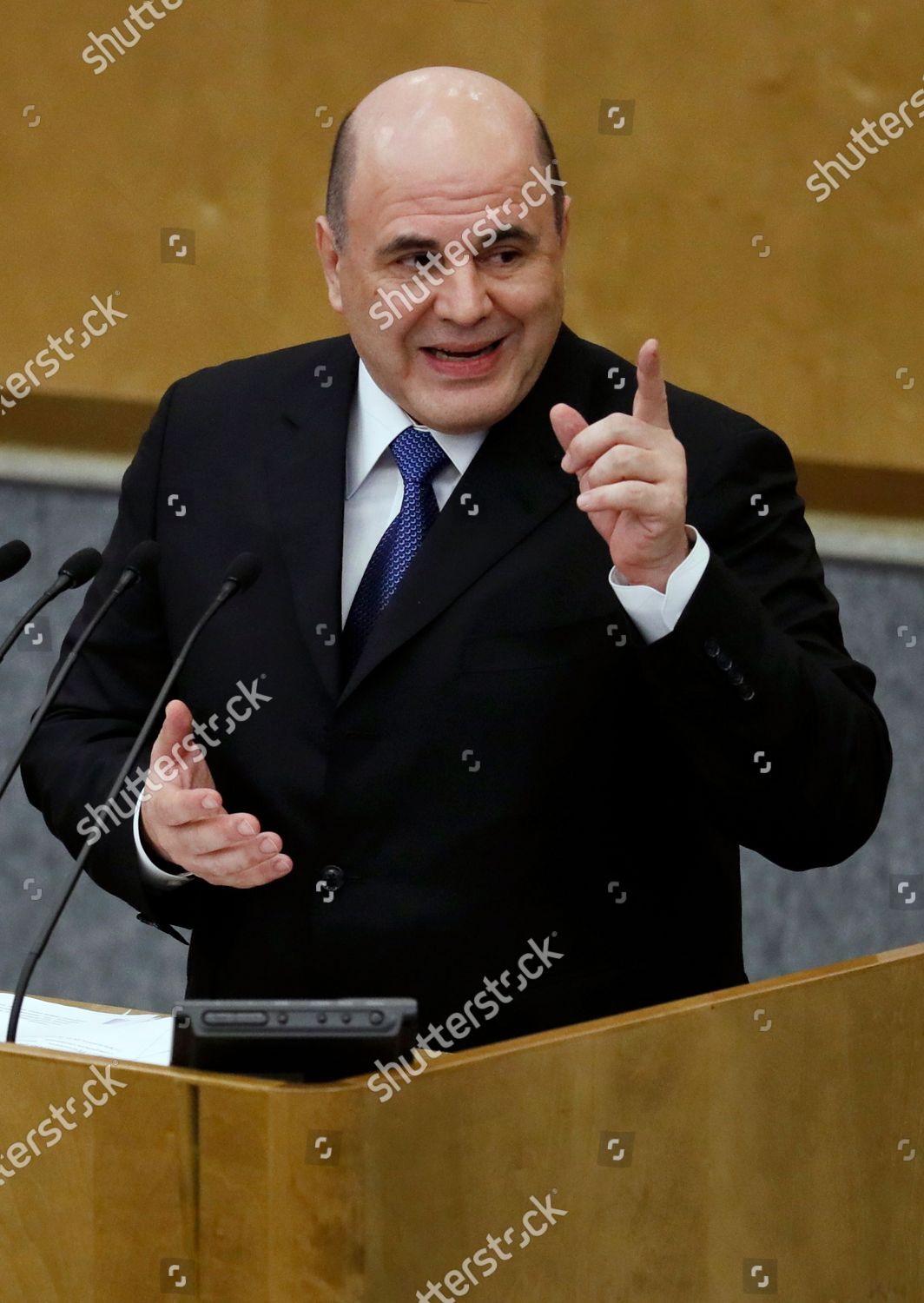 Russian Prime Minister Nominee Mikhail Mishustin Editorial Stock Photo ...