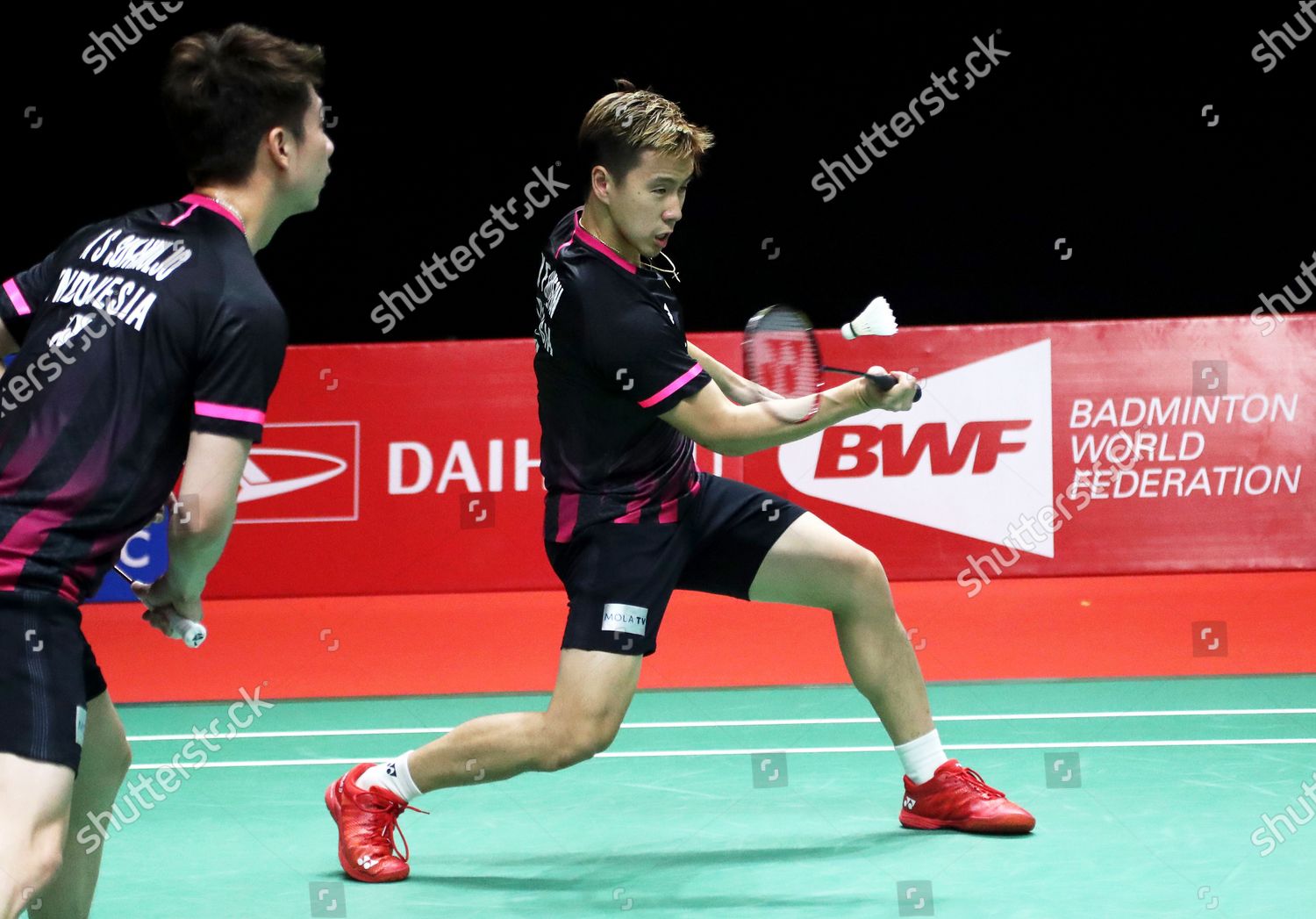 Marcus Fernaldi Gideon R Kevin Sanjaya Editorial Stock Photo