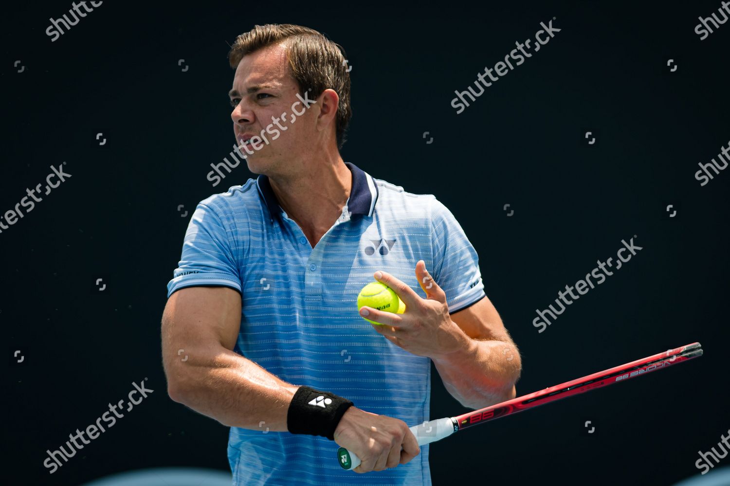 Sascha Bajin During Practice Editorial Stock Photo - Stock Image