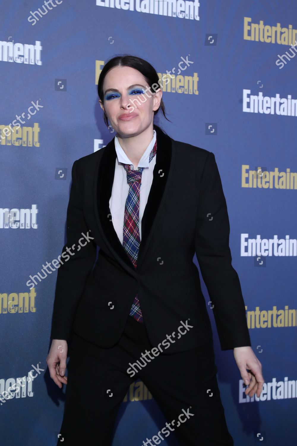 Emily Hampshire Poses On Red Carpet Editorial Stock Photo - Stock Image