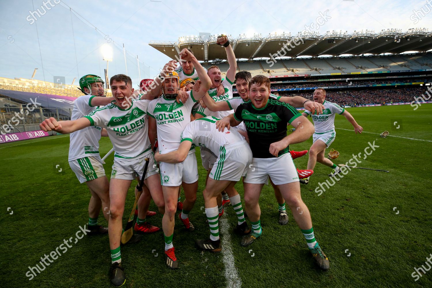 Ballyhale Shamrocks Vs Borrisileigh Ballyhale Players Editorial Stock 