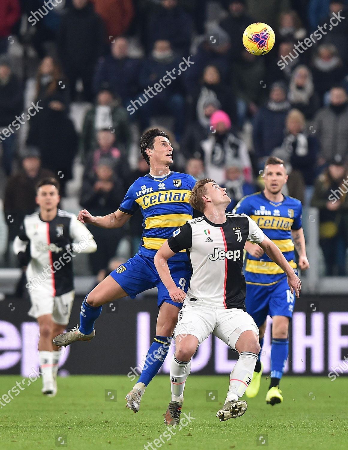 Juventus Matthijs De Ligt Parmas Action During Editorial