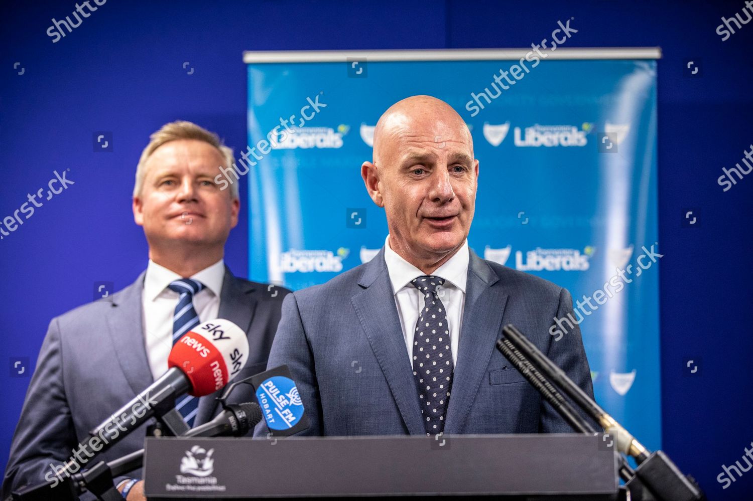 New Tasmanian Premier Peter Gutwein Speaks Media Editorial Stock Photo Stock Image Shutterstock