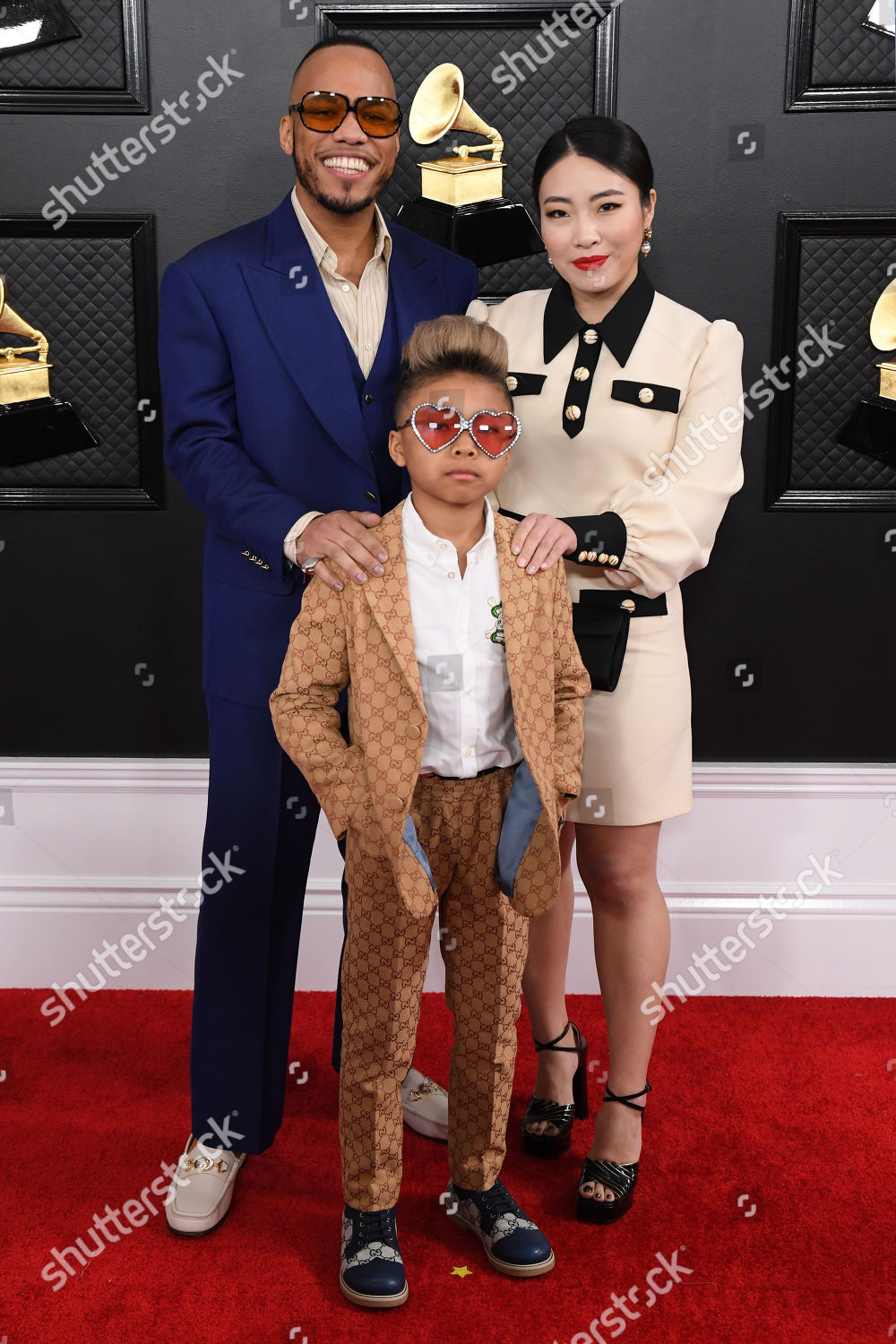 anderson paak jae lin their son soul redaktionelles stockfoto stockbild shutterstock