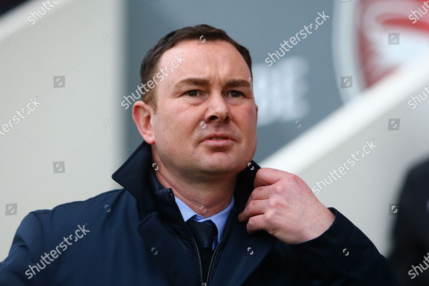 Derek Adams Manager Morecambe Editorial Stock Photo - Stock Image 