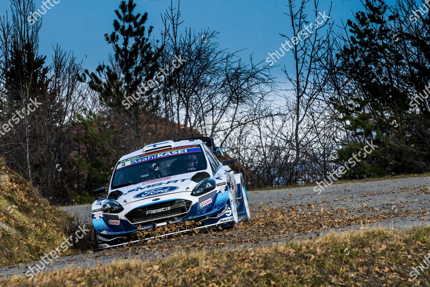 Esapekka Lappi Finland Drives His Ford Fiesta Editorial Stock Photo Stock Image Shutterstock