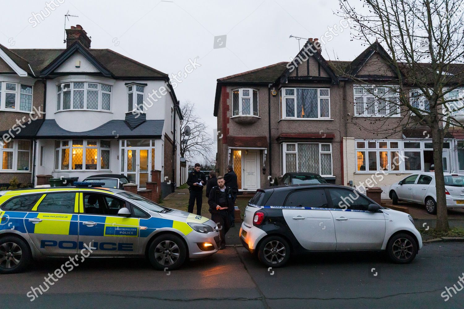Police Car Police Tape Waverley Avenue Editorial Stock Photo Stock