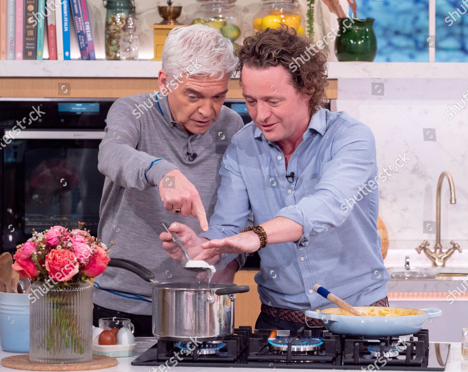 Phillip Schofield Tom Kitchin Editorial Stock Photo Stock Image
