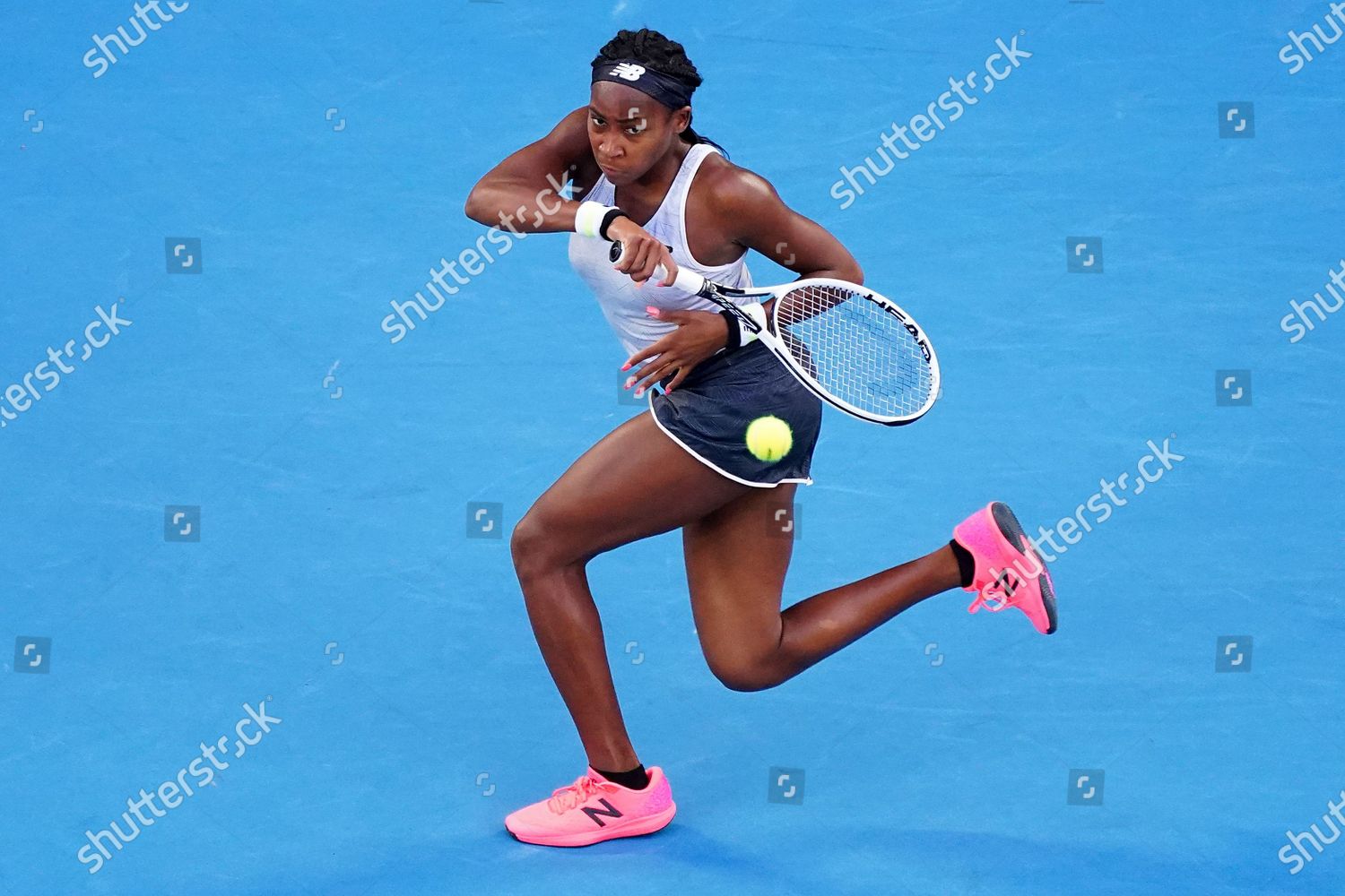 Coco Gauff Usa Action During Her Editorial Stock Photo - Stock Image ...